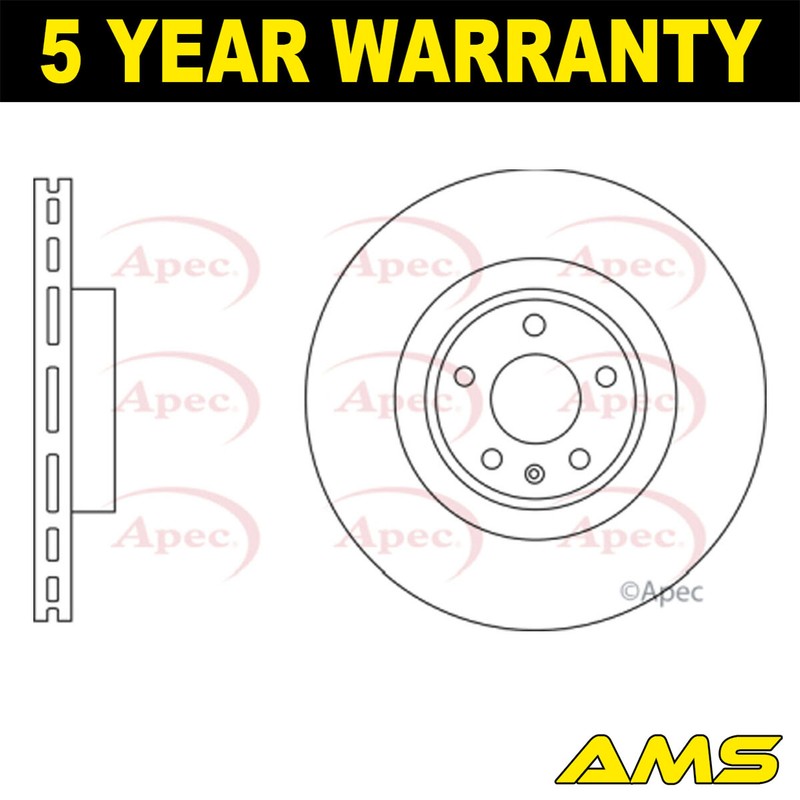 Fits Audi Allroad A6 3.0 TDi Brake Disc Front AMS #2 4G0615301N