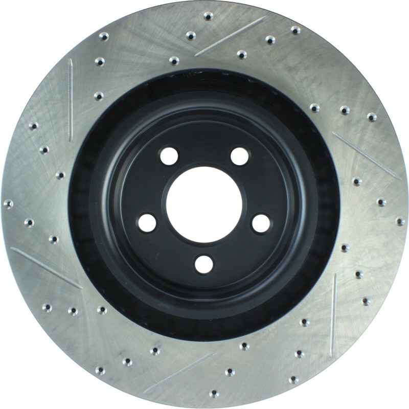 StopTech 127.63063L Drilled & Slotted Front Brake Rotor for 06-17 Dodge Charger gallery