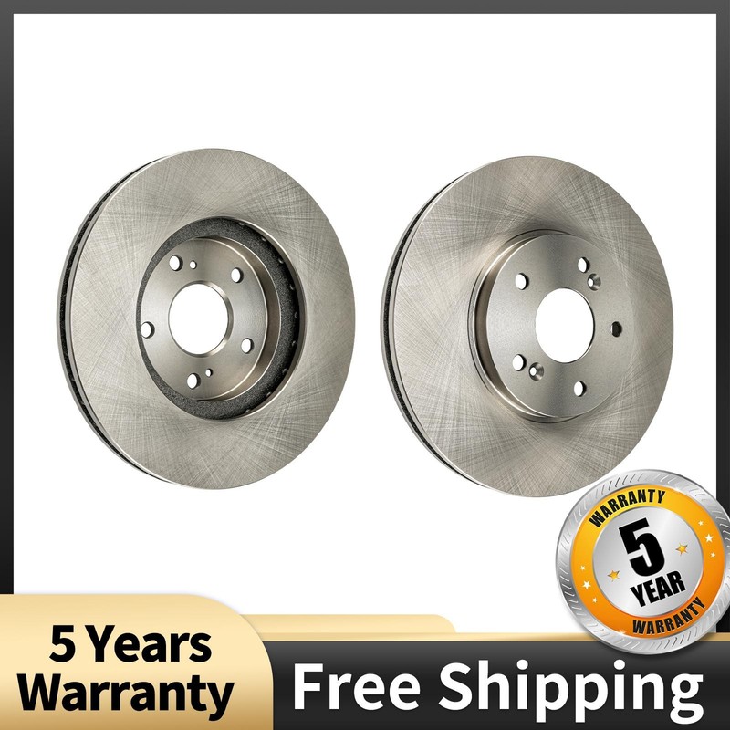 Set of 2 Front Brake Rotors For 2003-2005 Honda Accord 2003-2008 Honda Pilot