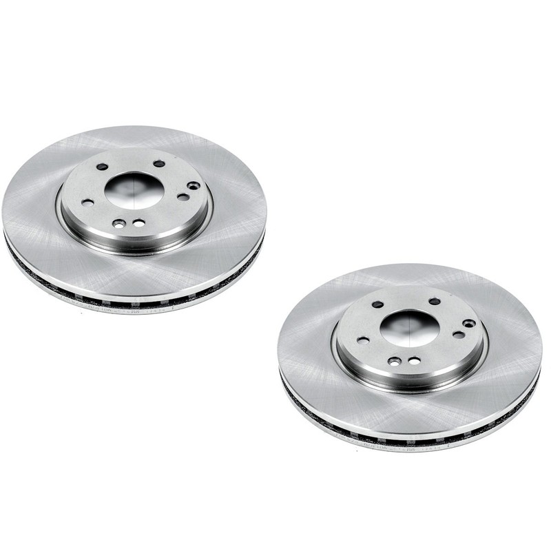 SET-P15EBR625-2 Powerstop Brake Discs 2-Wheel Set Front AWD RWD for MB Mercedes