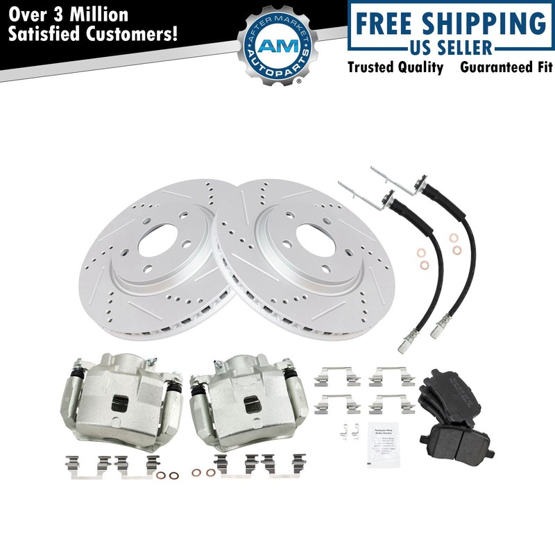 Front Brake Pad & Rotor Kit Fits 2005-2010 Chevrolet 2007-2008 Pontiac 05 Saturn