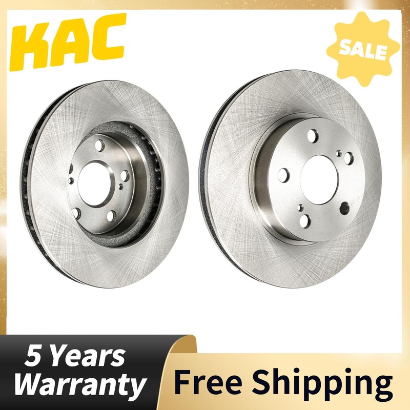 2x Front Disc Brake Rotor For 2004 2005 2006 2007 2008 2009 Toyota Prius 980312