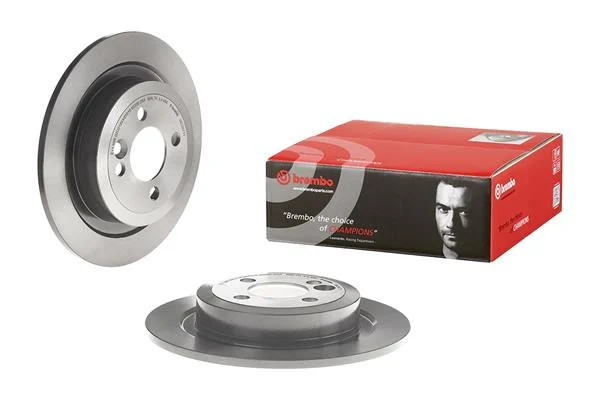2x Brake Discs Pair Solid fits MINI ROADSTER COOPER R59 2.0D Rear 11 to 15 280mm gallery