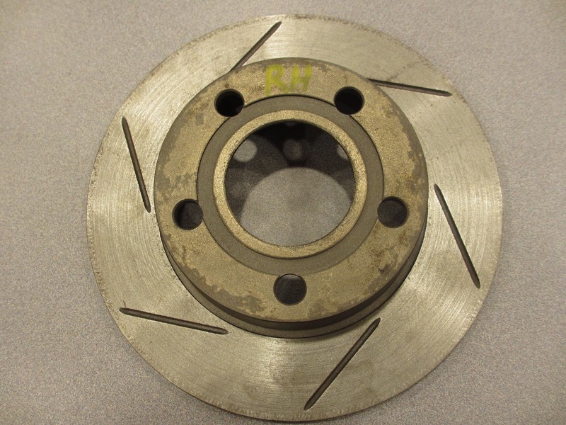 02 Audi A6 Quattro Slotted Rear Disc Brake Rotor Rotors 10" or 254 mm gallery