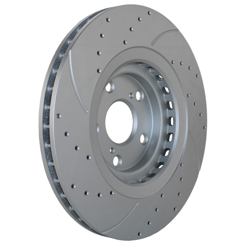 Bison Performance Pair 2 Front Drilled Coat 328mm Brake Rotors for Lexus Toyota gallery