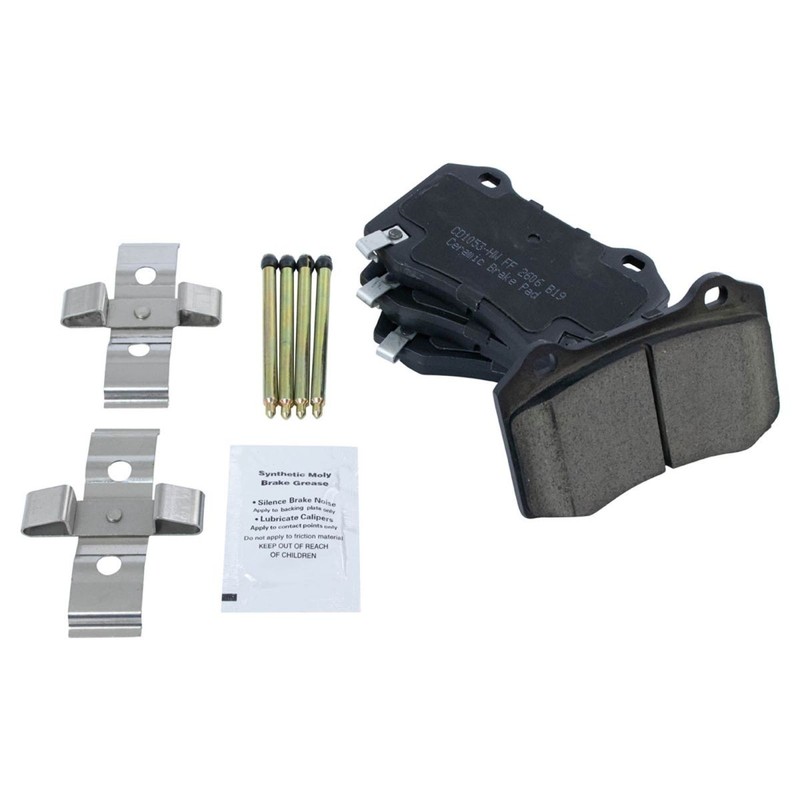 Front & Rear Premium Posi Ceramic Disc Brake Pads for Chevy SS Camaro New gallery