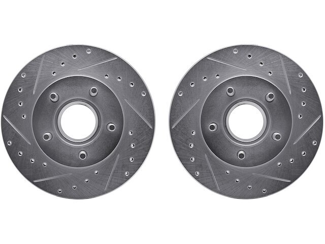 Dynamic Friction 28VR62S Front Brake Rotor Set Fits 1984-1990 Ford Bronco II 4WD