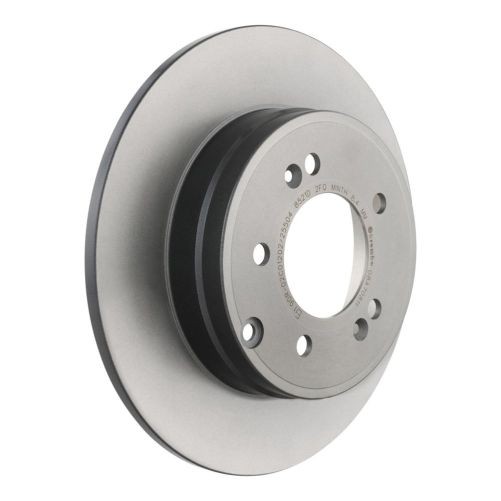 Brembo 08.A708.11 Disc Brake Rotor Rear Gray Cast Iron For 2010 Hyundai Sonata