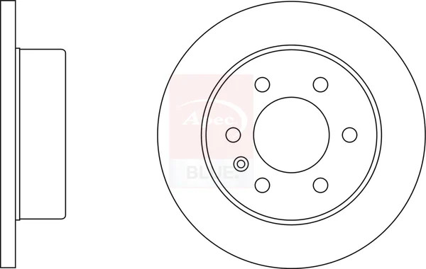2x Brake Discs Pair Solid fits VW CRAFTER 2E, 2F 2.0D Rear 11 to 16 298mm Set