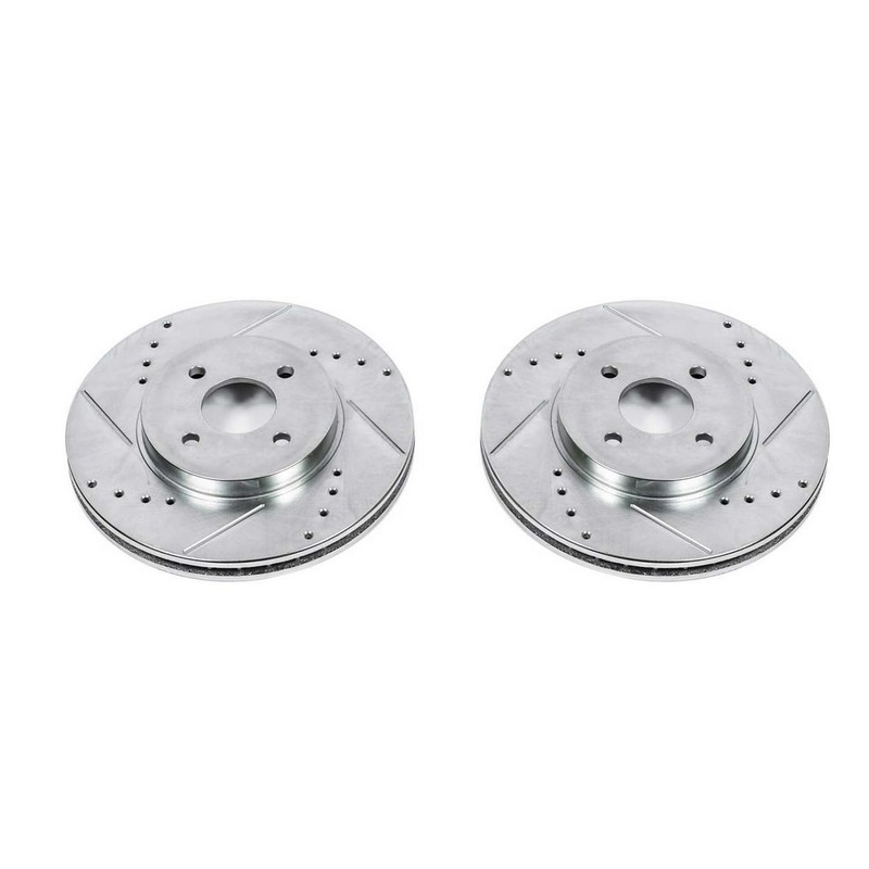 PowerStop Disc Brake Rotor Set - Fits Ford Focus 2002-2004 PowerStop Evolution P gallery