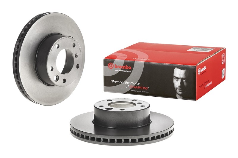 Brembo Front Left or Right Disc Brake Rotor Coated For MB W463 G500 G550 G55 AMG