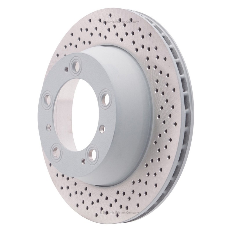 For Porsche 911 1999-2008 DFC 624-02034 GEOSPEC Drilled Rear Brake Rotor