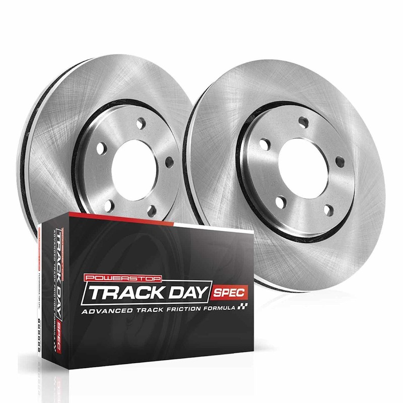 TDSK1124 Powerstop 2-Wheel Set Brake Disc and Pad Kits Front for Subaru Impreza