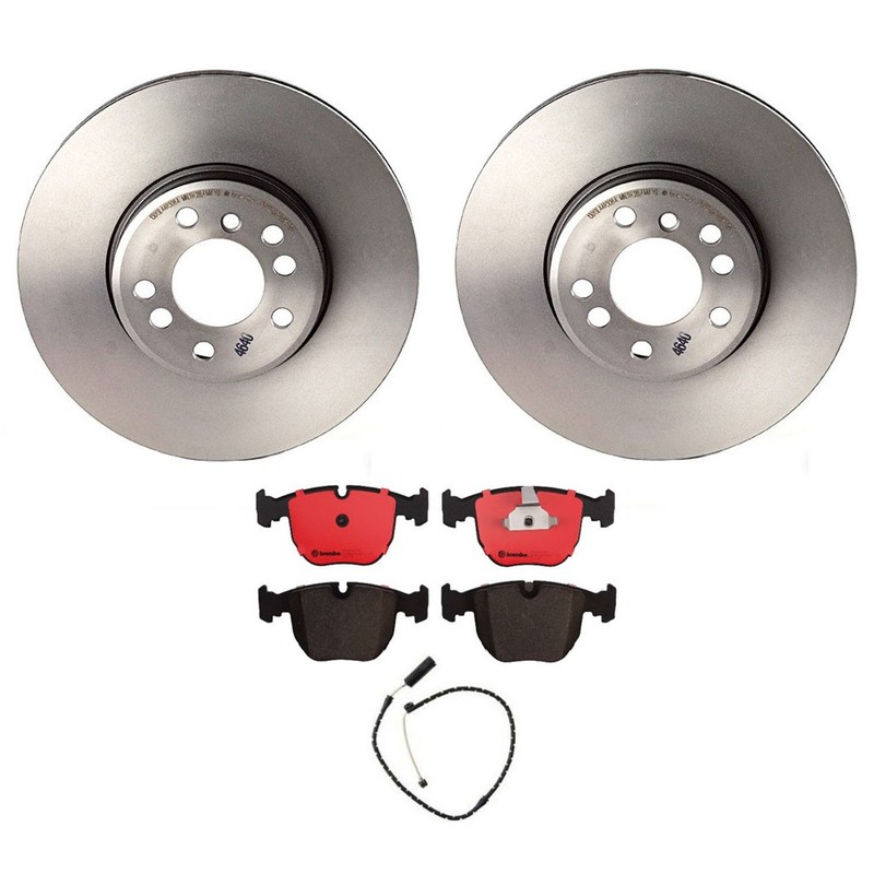 Brembo Front Brake Kit Ceramic Pads Disc Rotors for BMW E53 X5 3.0i 4.4i 8/00-06