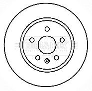 x2 B&B Rear Axle Brake Discs Pair Fits Chevrolet Saab Vauxhall Opel BBD4766