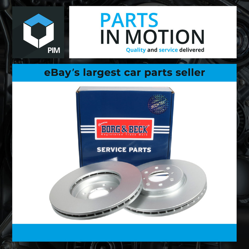 2x Brake Discs Pair Vented fits MG MGZS 2.0D Front 04 to 05 20T2N 282mm Set B&B