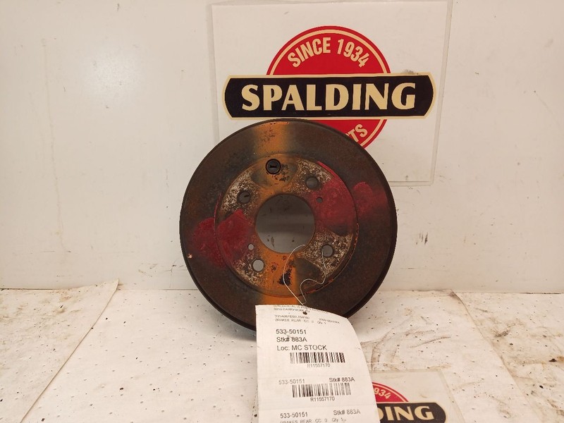 Rear Brake Drum from 2009 Nissan Sentra 1.8L 11557170