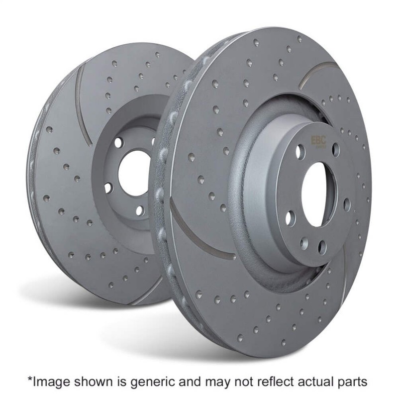 EBC for 05-06 Mercedes-Benz G55 AMG 5.4 Supercharged GD Sport Front Rotors gallery