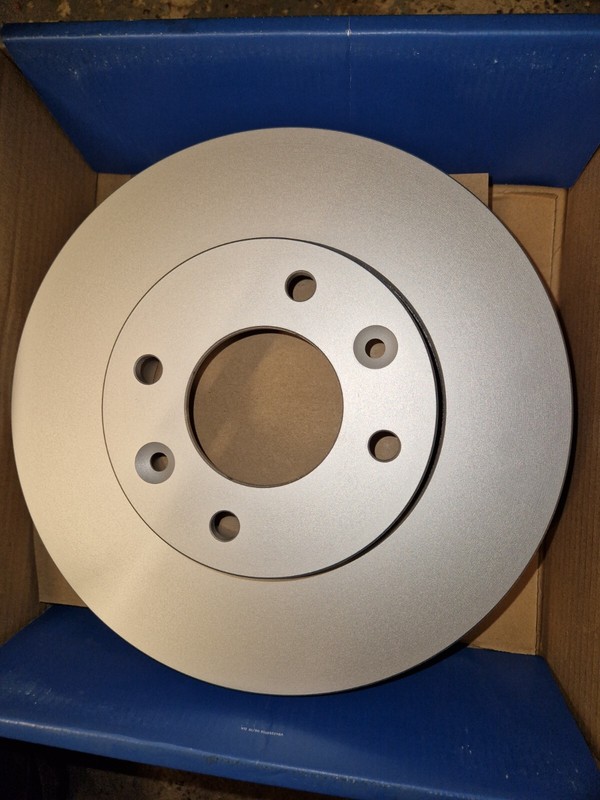 Pair of Pagid 54317 Front 280mm Diameter Externally Vented Brake Disc Kia Carens gallery