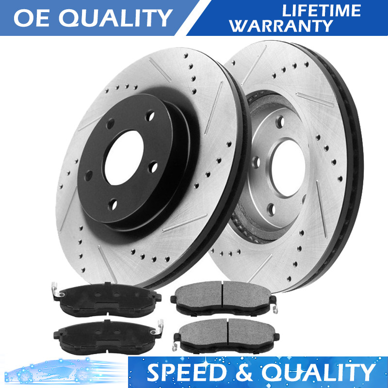 For Toyota RAV4 Brake Rotors with Pads Front Disc Brake Kits 275mm 2006-2018