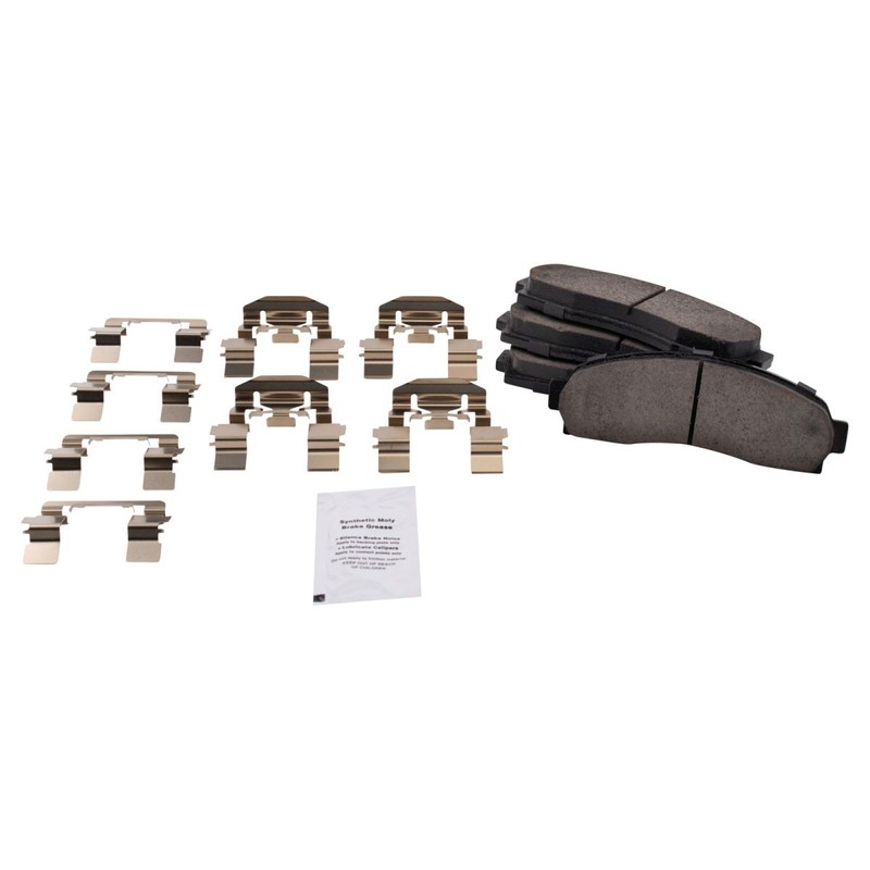 Performance Brake Rotor Drilled Slotted Coated & Ceramic Pad Front Kit gallery