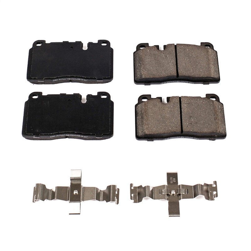 17-1663 Powerstop 2-Wheel Set Brake Pad Sets Front for Audi Q5 2013-2017 gallery