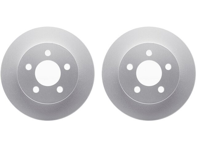 Dynamic Friction 59QV33N Front Brake Rotor Set Fits 1999-2006 Jeep TJ