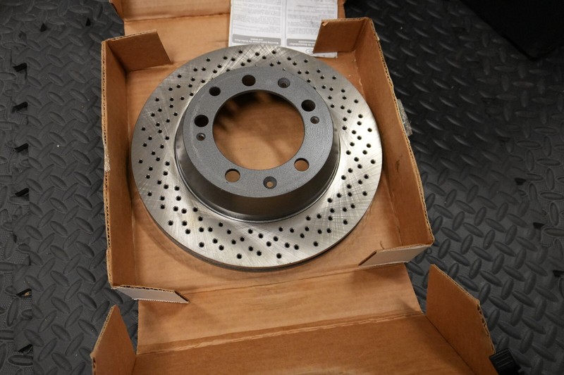 Left and Right ACDelco Rear Drilled Brake Rotors Porsche 911 1994-1998