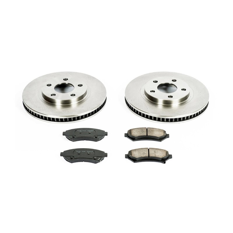 KOE1545 Powerstop Brake Disc and Pad Kits 4-Wheel Set Front & Rear for De Ville gallery