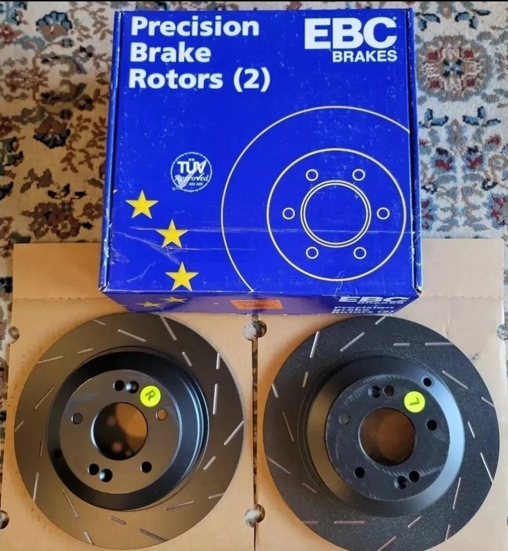 Genesis Coupe EBC Brake Rotors With Breakes (USR7568)