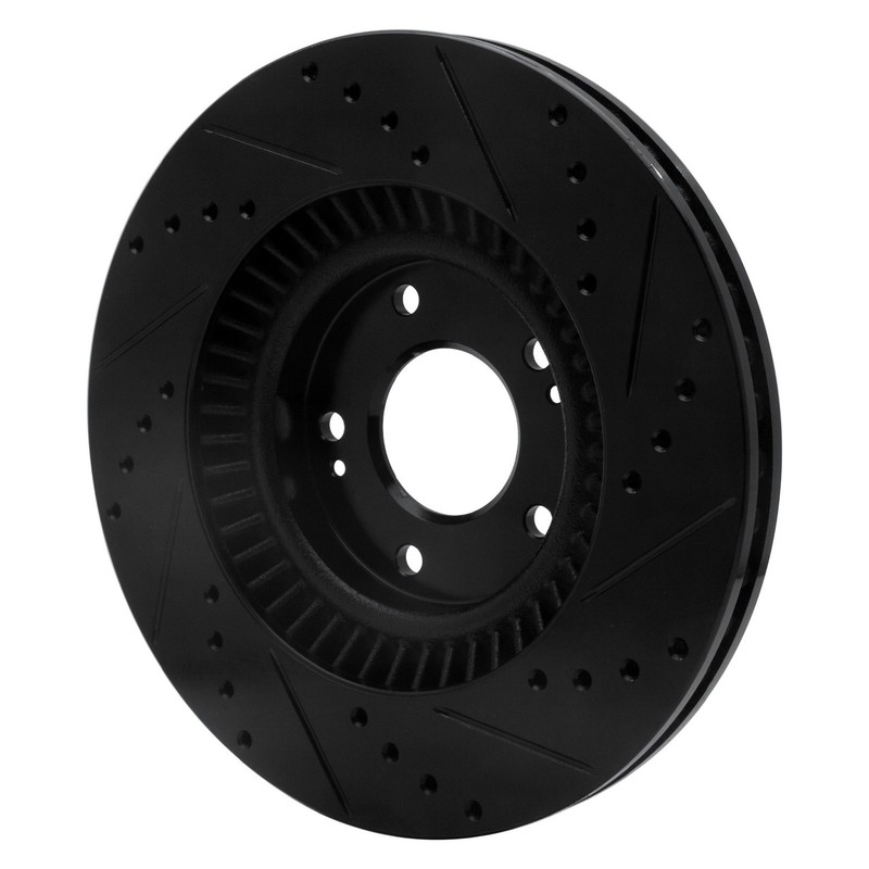 For Hyundai Santa Fe 13-20 Brake Rotor DFC Premium Drilled & Slotted Front gallery