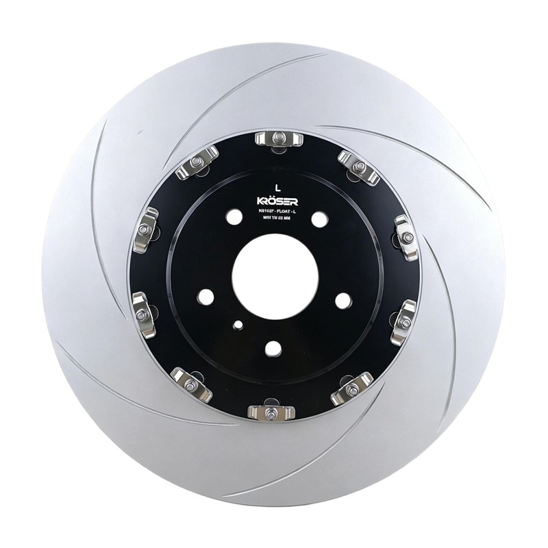Two-Piece Front Floating Slotted Disc Brake Rotors For Nissan GT-R (07-12) R35 gallery