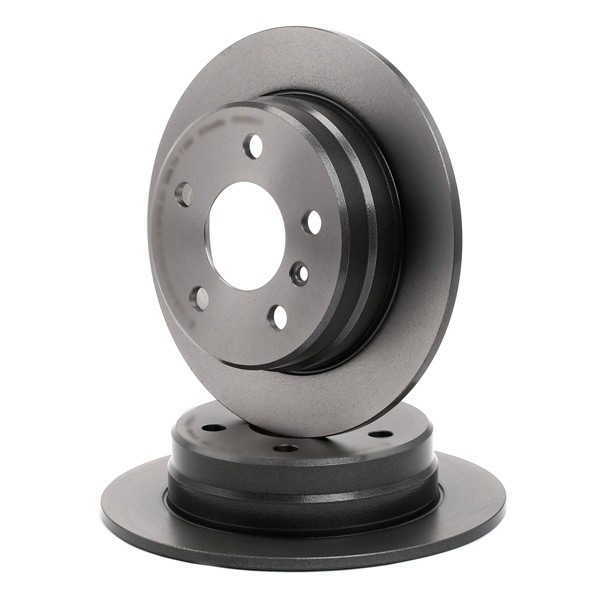 Delphi BG3910C 258mm Rear Coated Brake Disc Set for Mercedes A-Class B-Class