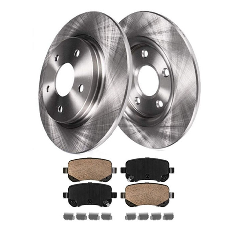 (305mm) REAR Brake Rotors+Brakes Pads for Chrysler Town & Country Dodge Journey