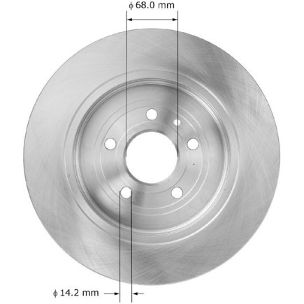 Bendix PRT5898 Brake Rotor