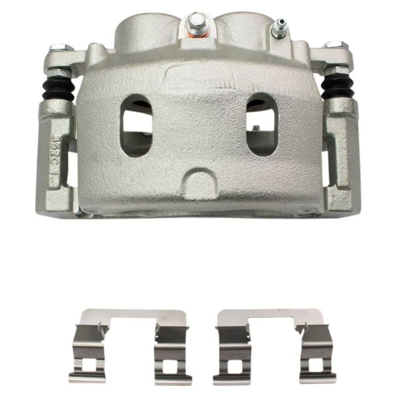 TRQ Front Ceramic Brake Pad & Rotor Kit w/Calipers for Chevy SUV Truck gallery