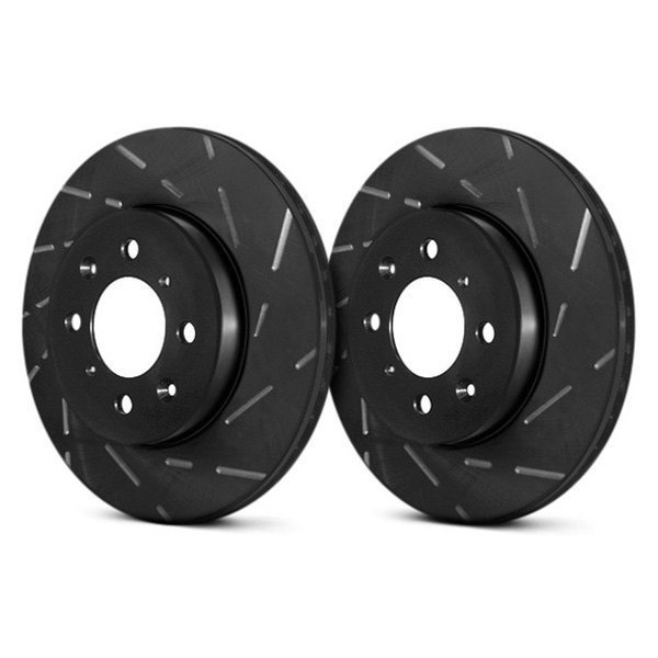 EBC USR BlackDash Series Sport Slotted Brake Rotors for 06-18 Dodge Charger gallery
