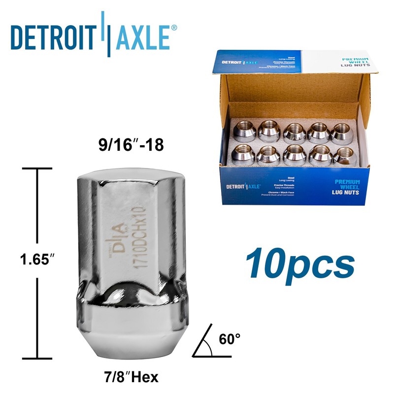 Front Disc Rotors & Brake Pads w/20pc Lug Nuts for 2005 -2010 Dakota Raider gallery