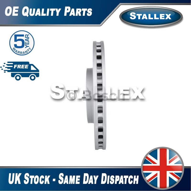 Fits Audi A4 2007-2011 A5 2007-2011 Q5 2008-2011 Brake Disc Front Stallex gallery