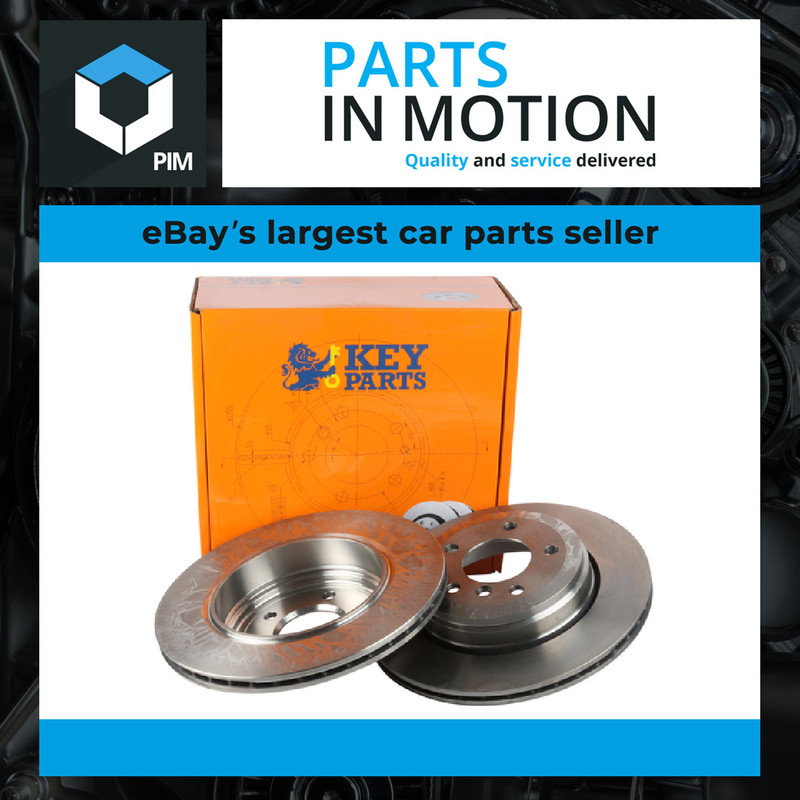 2x Brake Discs Pair Vented Rear 320mm KBD4408 Key Parts Set 34216753215 Quality