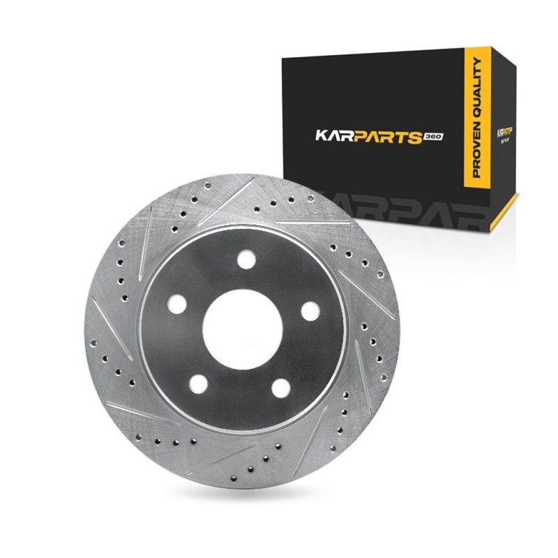 For Ram 1500 2011-2018 Brake Rotor | Silver | 1.04 inches Discard Thickness