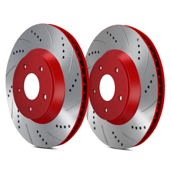 For Audi S8 01-03 ATL Autosports Drilled & Slotted Rear Brake Rotors gallery