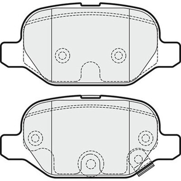 Apec Blue Rear Solid Brake Discs and Pads Set for FIAT PANDA 1.3 900 (2012–ON) gallery