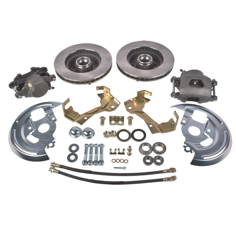 Disc Brake Conversion Kit w/ 4-3/4" Bolt 7/16" Studs for Chevy Camaro El Camino gallery