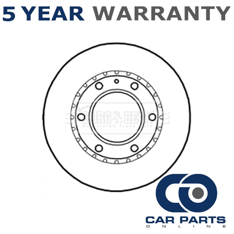 1x Brake Disc Front CPO Fits Ford Ranger 2002-2011 Mazda B-Series 2002-2006