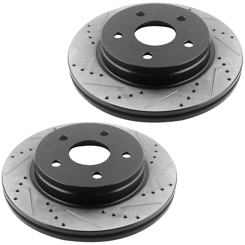 Brake Pads And Front Brake Rotors For Chrysler Aspen Dodge Ram 1500 Dakota gallery