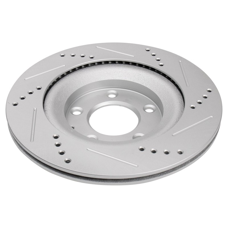 For Mazda RX-8 04-11 Performance Cross Drilled & Slotted Rear Disc Brake Rotors gallery