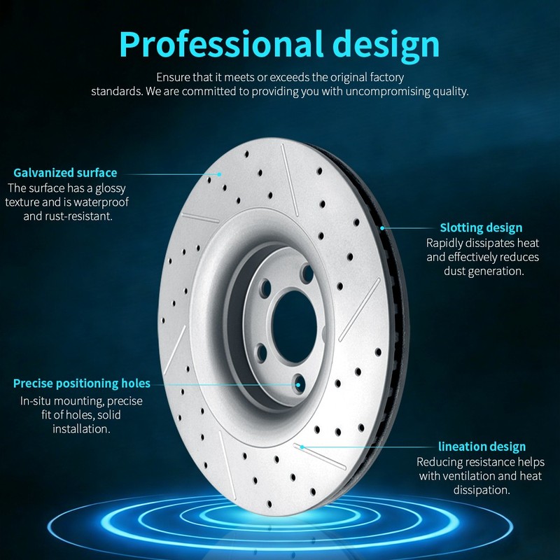 Front Rear Disc Rotors Brake Pads Kit For 2013-2020 Pathfinder Murano JX35 QX60 gallery