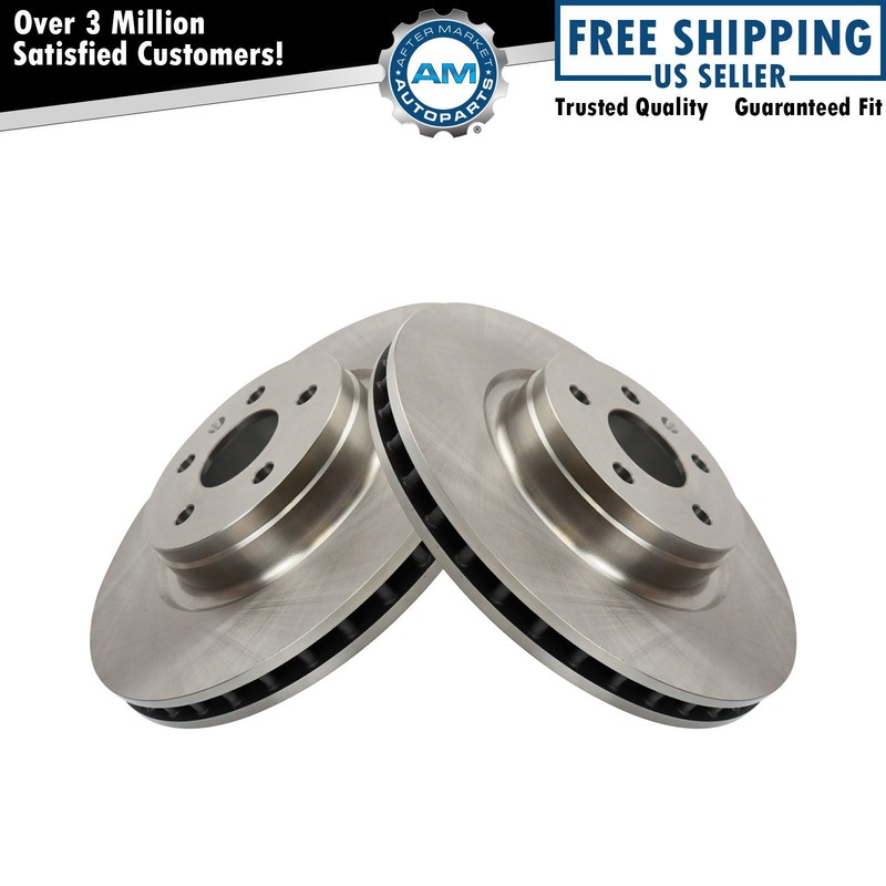 Front Brake Rotors Set For 2012-2021 Tesla S 2016-2021 X