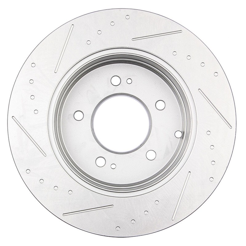 Rear 2 Pcs Brake Rotors And 4 Pcs Brake Pads For Hyundai Sonata 2005-2008 Azera gallery